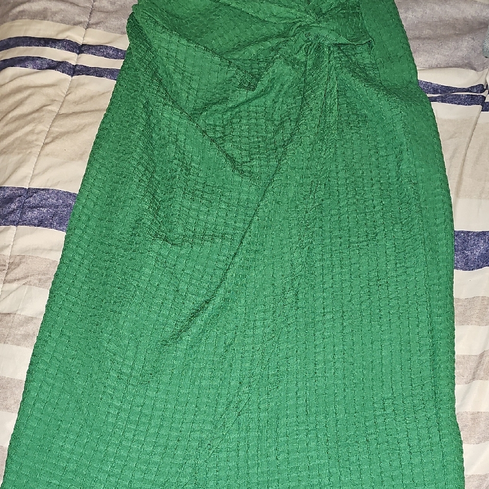 SHEIN Emerald Green Swim Sarong